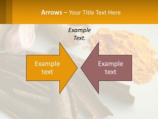 A White Plate Topped With Different Types Of Spices PowerPoint Template