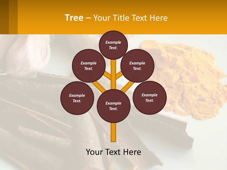 A White Plate Topped With Different Types Of Spices PowerPoint Template