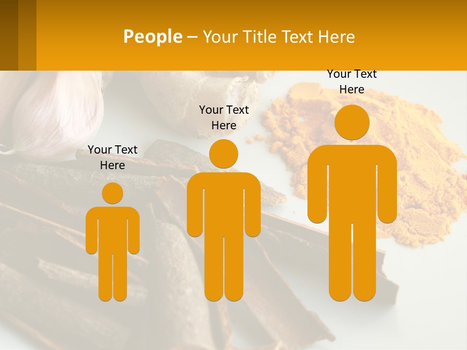 A White Plate Topped With Different Types Of Spices PowerPoint Template