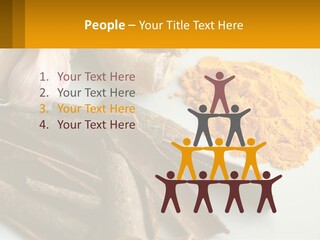 A White Plate Topped With Different Types Of Spices PowerPoint Template