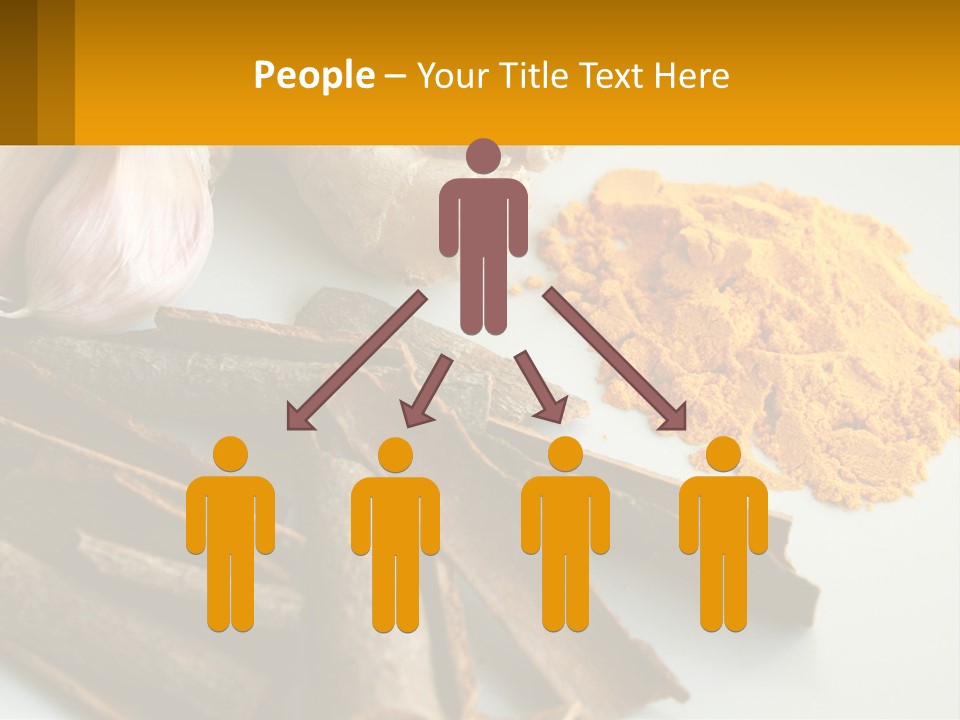 A White Plate Topped With Different Types Of Spices PowerPoint Template