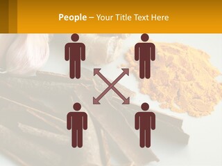 A White Plate Topped With Different Types Of Spices PowerPoint Template