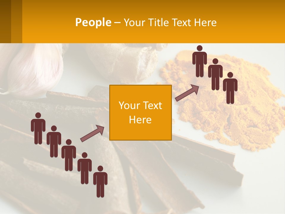 A White Plate Topped With Different Types Of Spices PowerPoint Template