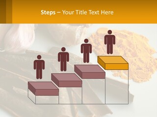 A White Plate Topped With Different Types Of Spices PowerPoint Template