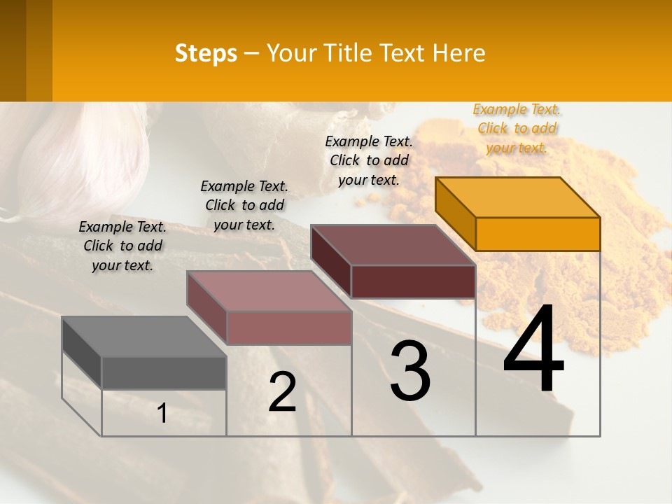 A White Plate Topped With Different Types Of Spices PowerPoint Template