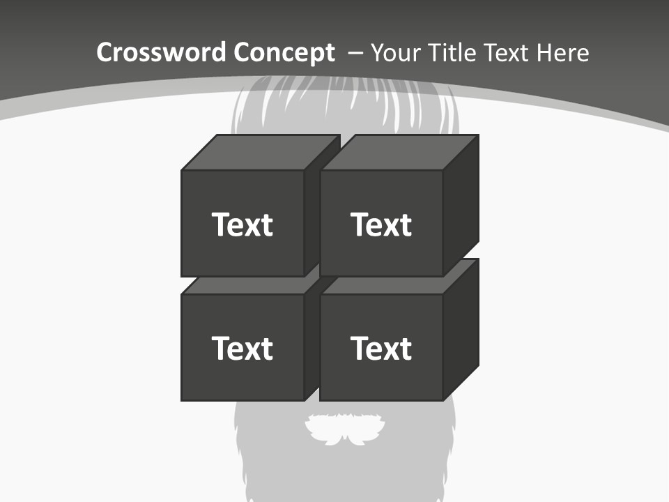 A Man With A Beard And Glasses Powerpoint Template PowerPoint Template