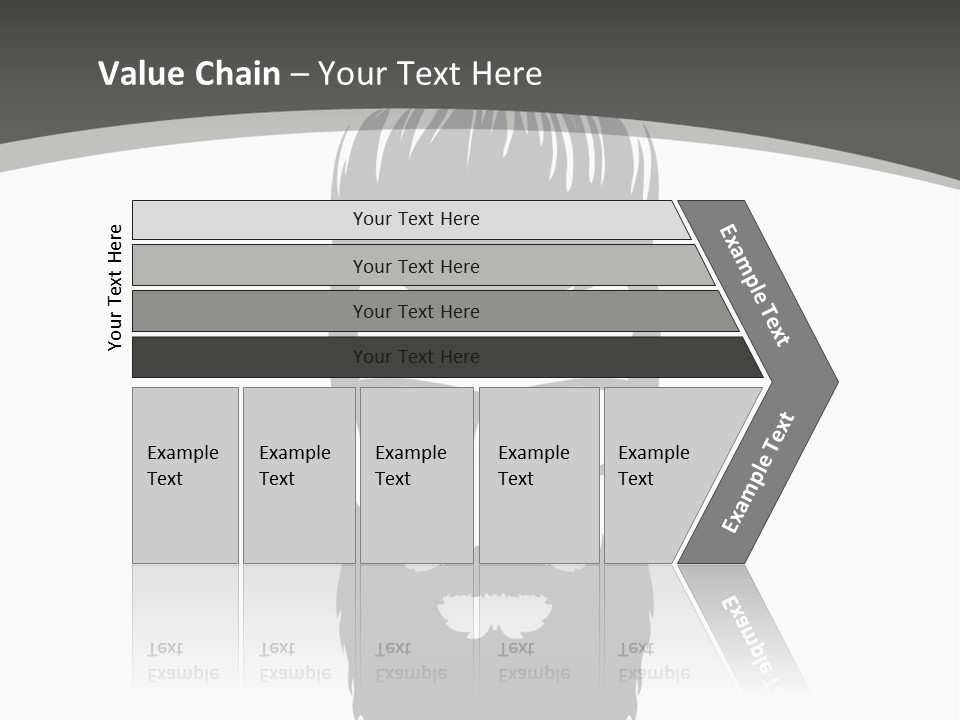 A Man With A Beard And Glasses Powerpoint Template PowerPoint Template