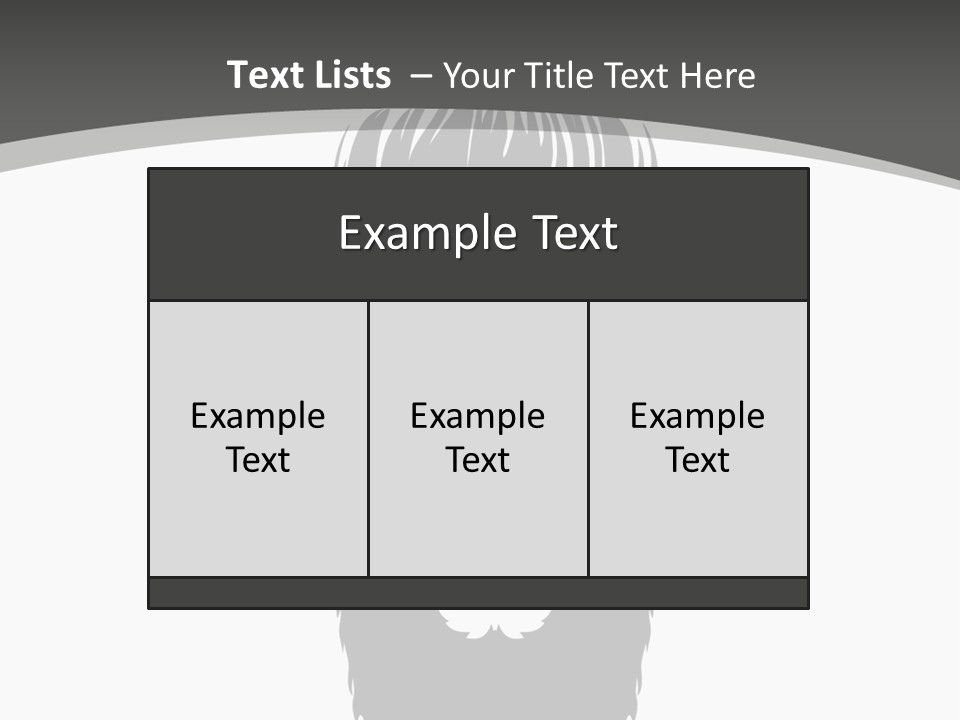 A Man With A Beard And Glasses Powerpoint Template PowerPoint Template