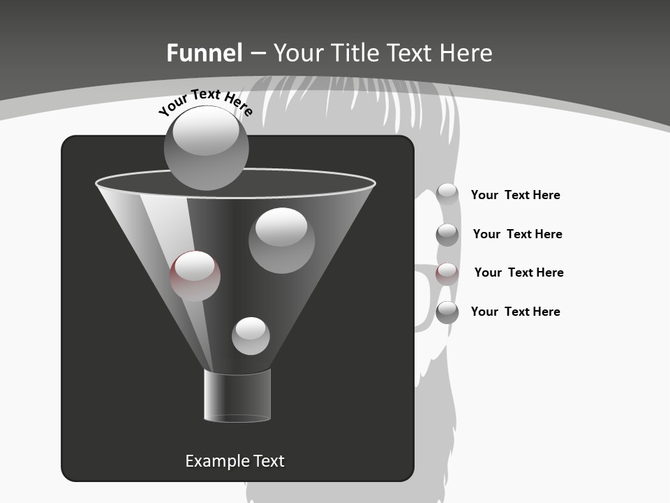 A Man With A Beard And Glasses Powerpoint Template PowerPoint Template