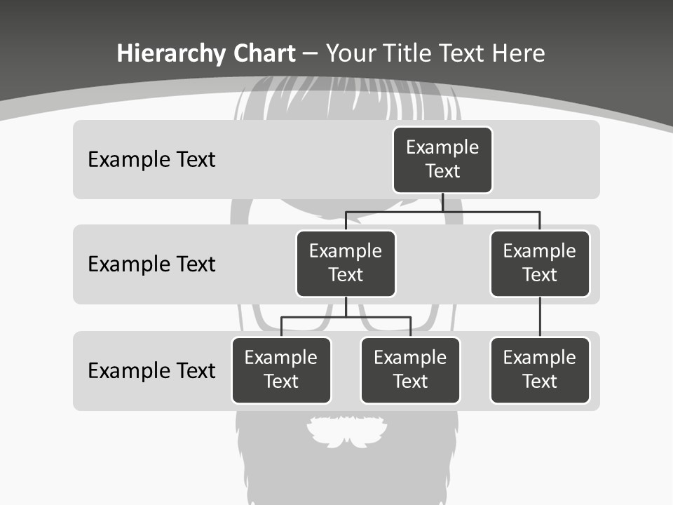 A Man With A Beard And Glasses Powerpoint Template PowerPoint Template