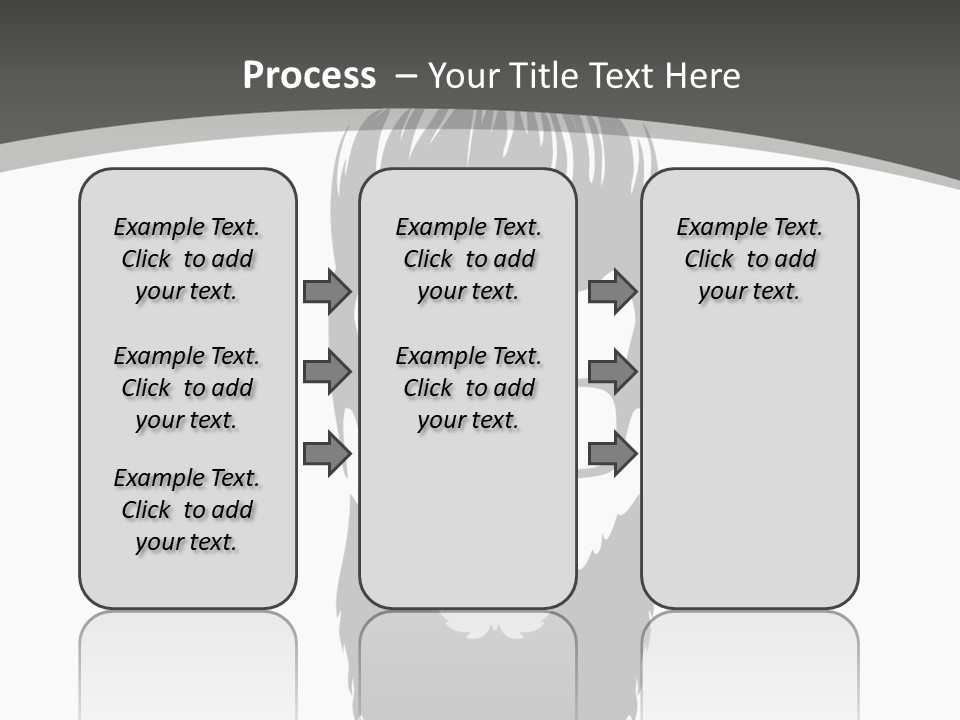 A Man With A Beard And Glasses Powerpoint Template PowerPoint Template