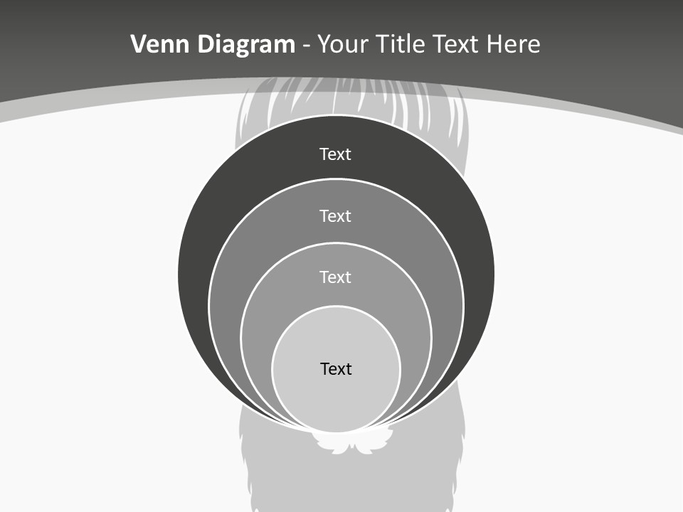 A Man With A Beard And Glasses Powerpoint Template PowerPoint Template