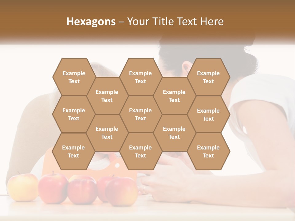 A Woman Feeding A Baby With A Spoon PowerPoint Template