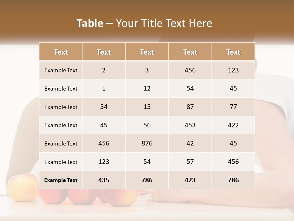 A Woman Feeding A Baby With A Spoon PowerPoint Template