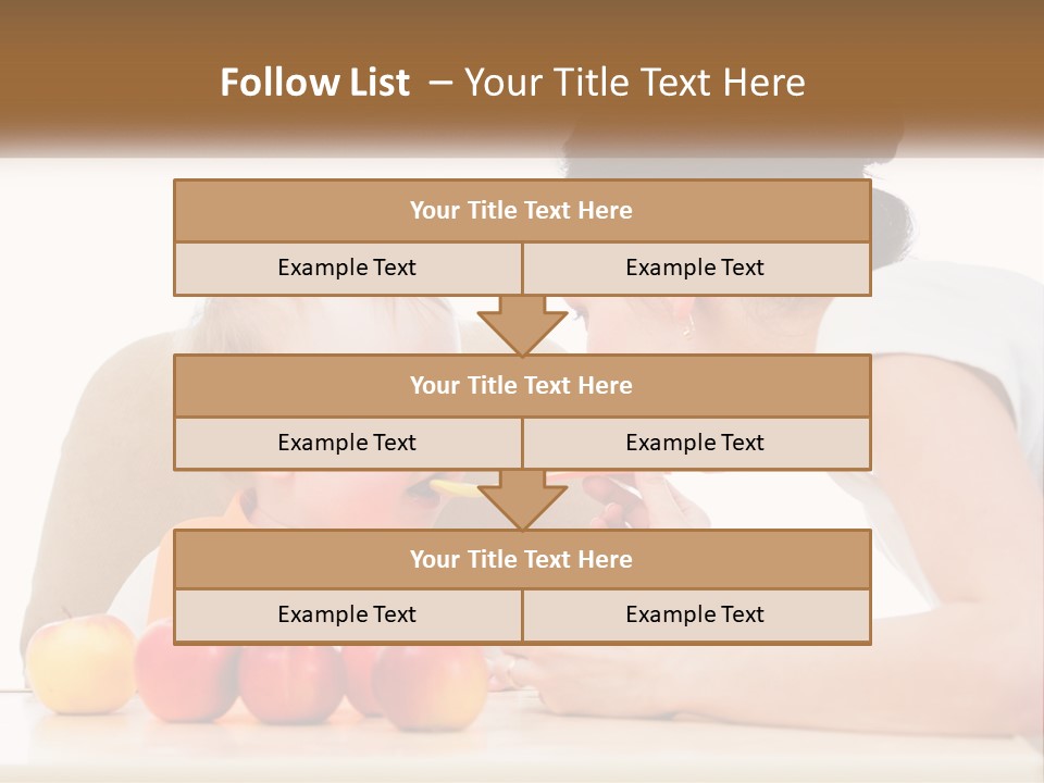 A Woman Feeding A Baby With A Spoon PowerPoint Template
