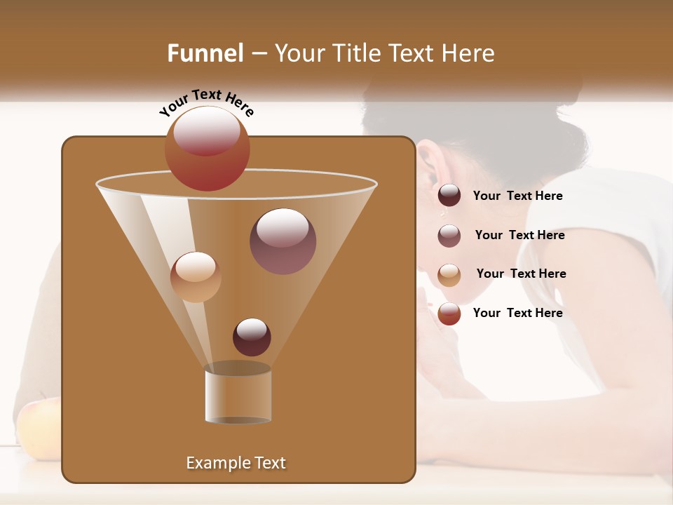 A Woman Feeding A Baby With A Spoon PowerPoint Template