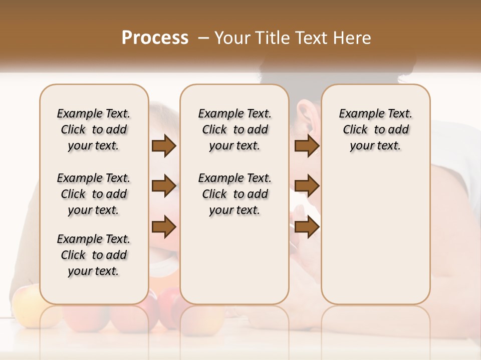 A Woman Feeding A Baby With A Spoon PowerPoint Template