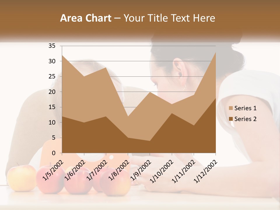 A Woman Feeding A Baby With A Spoon PowerPoint Template