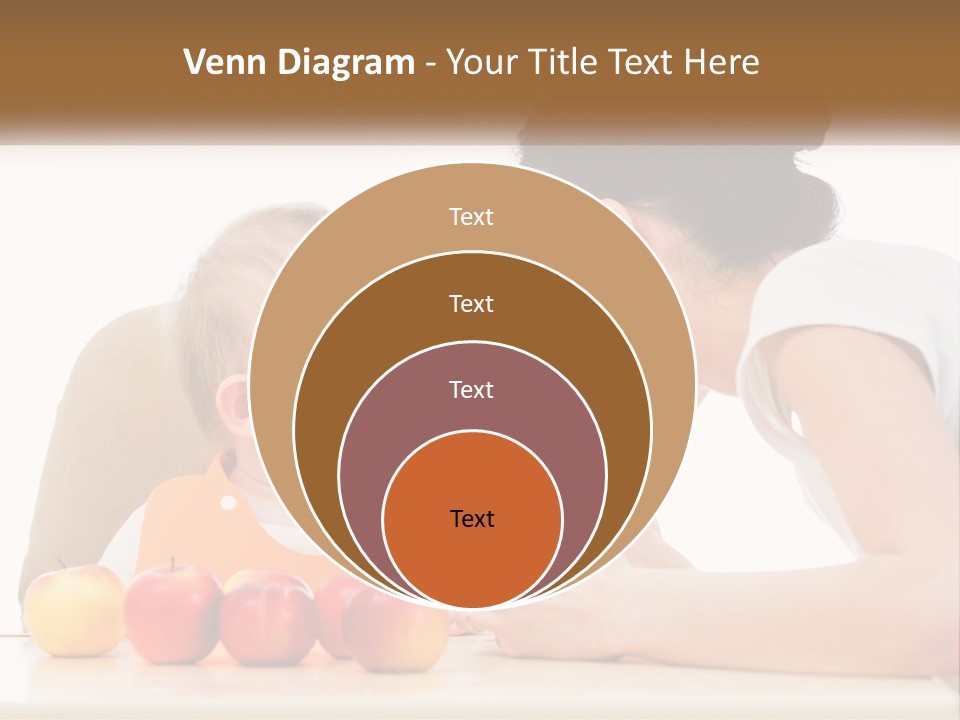 A Woman Feeding A Baby With A Spoon PowerPoint Template