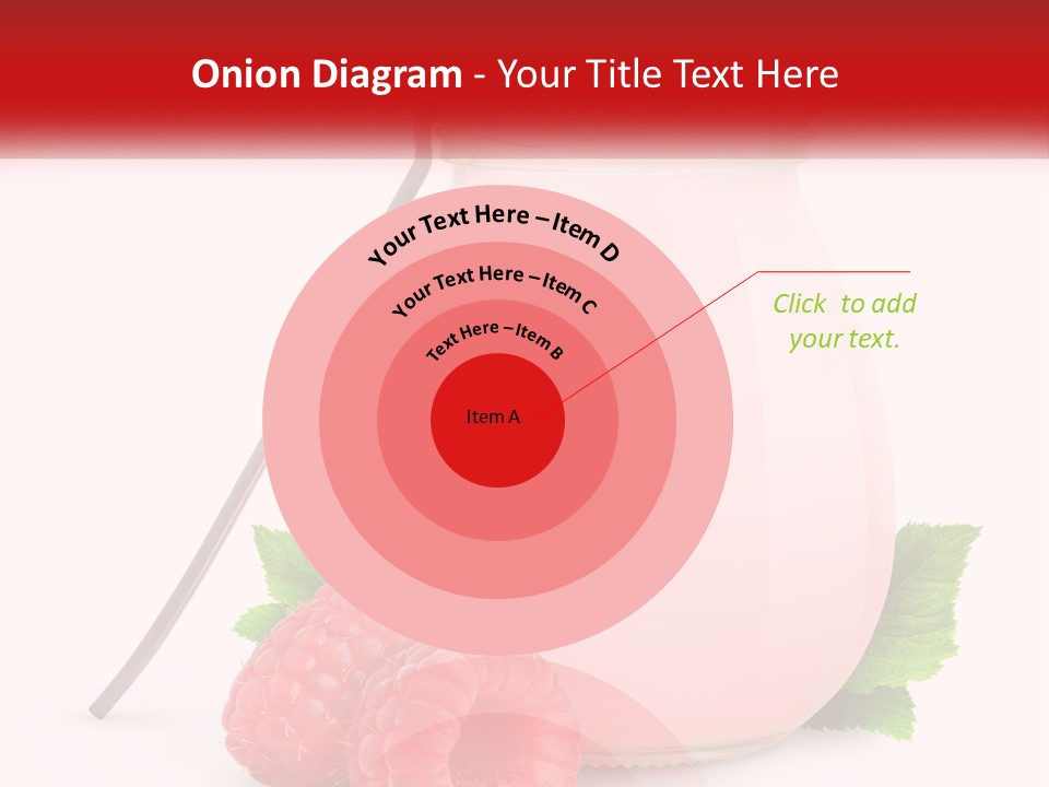 A Jar Of Pink Liquid With Raspberries And A Spoon PowerPoint Template