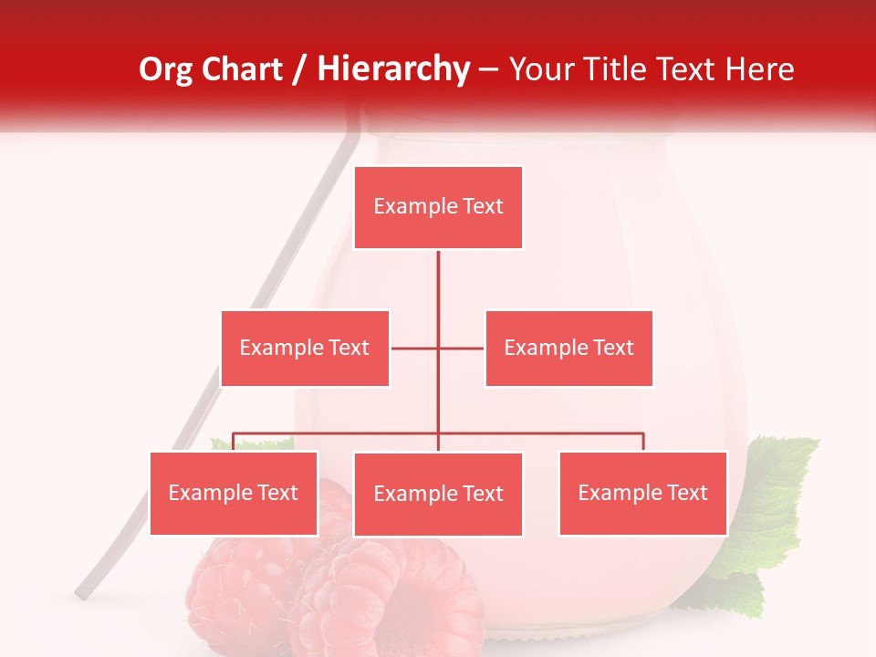 A Jar Of Pink Liquid With Raspberries And A Spoon PowerPoint Template