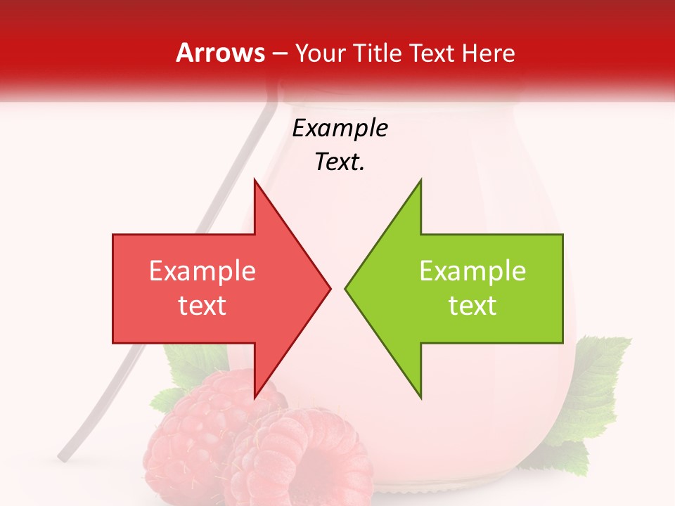 A Jar Of Pink Liquid With Raspberries And A Spoon PowerPoint Template