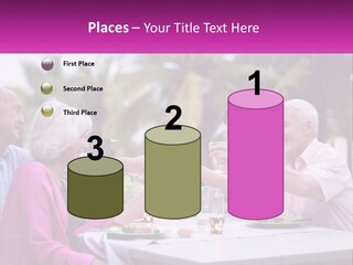 A Group Of People Toasting Wine Glasses At A Table PowerPoint Template