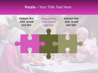 A Group Of People Toasting Wine Glasses At A Table PowerPoint Template