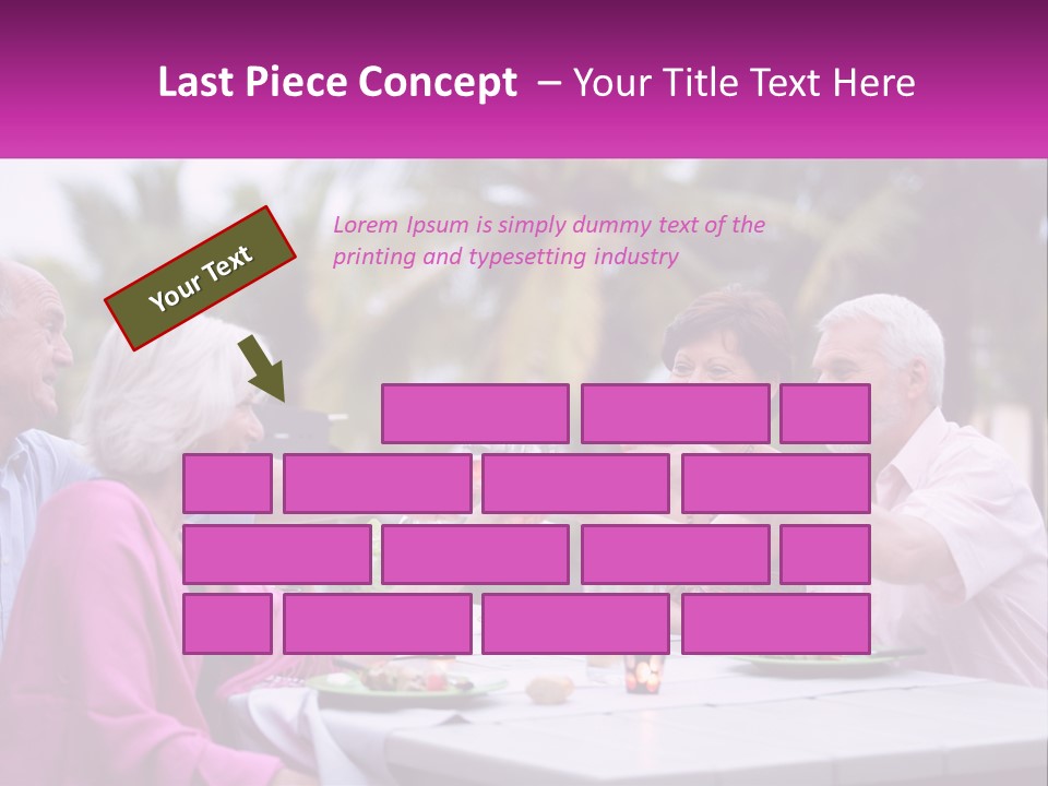 A Group Of People Toasting Wine Glasses At A Table PowerPoint Template