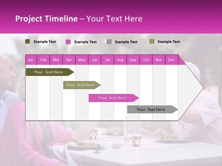 A Group Of People Toasting Wine Glasses At A Table PowerPoint Template