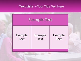 A Group Of People Toasting Wine Glasses At A Table PowerPoint Template