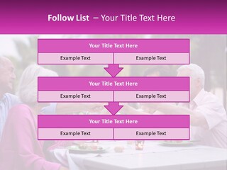 A Group Of People Toasting Wine Glasses At A Table PowerPoint Template