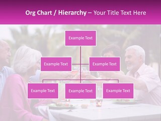 A Group Of People Toasting Wine Glasses At A Table PowerPoint Template