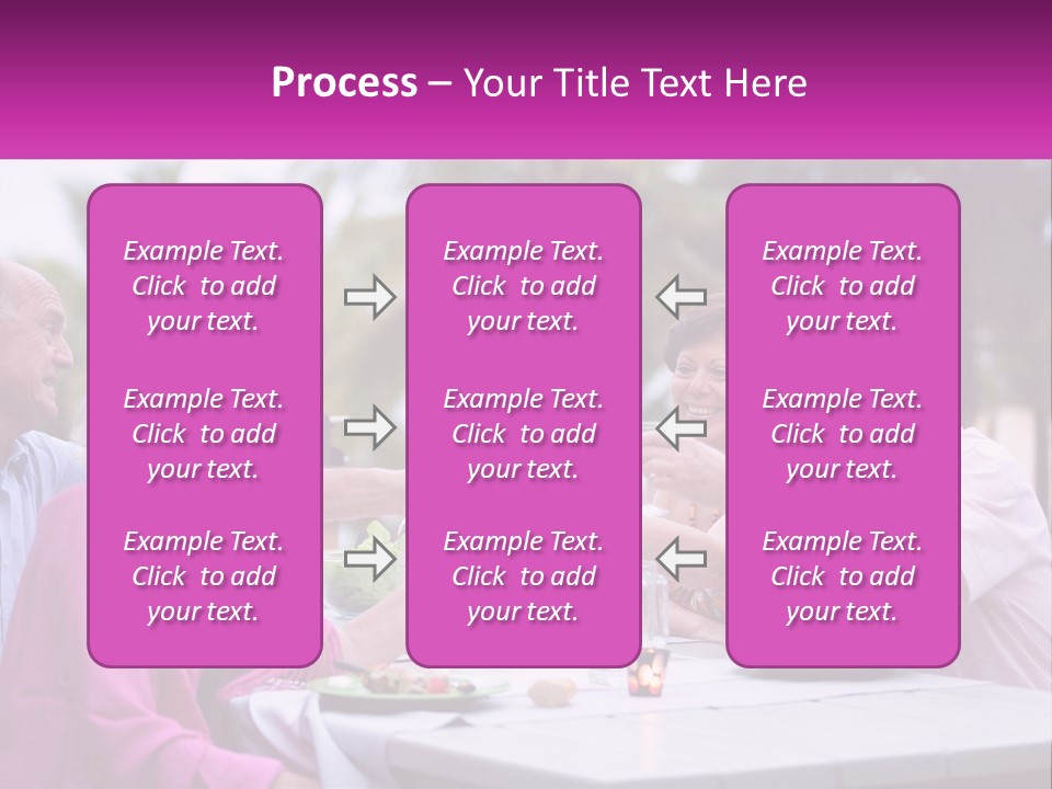 A Group Of People Toasting Wine Glasses At A Table PowerPoint Template