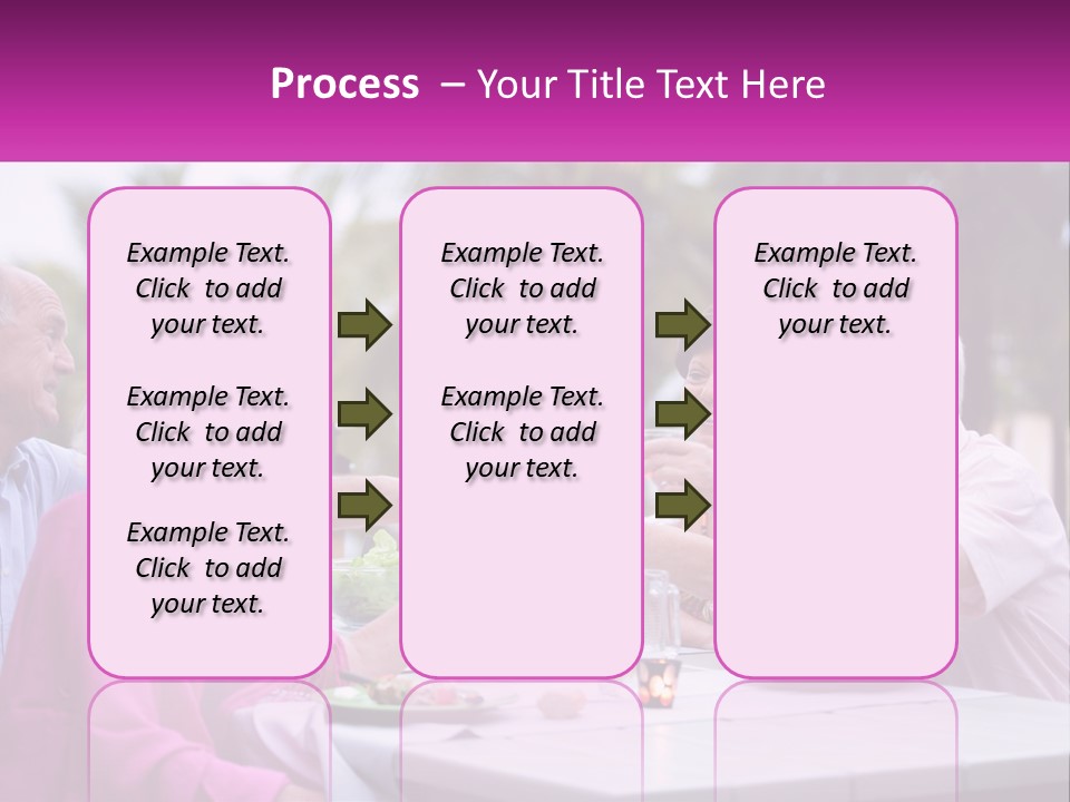 A Group Of People Toasting Wine Glasses At A Table PowerPoint Template