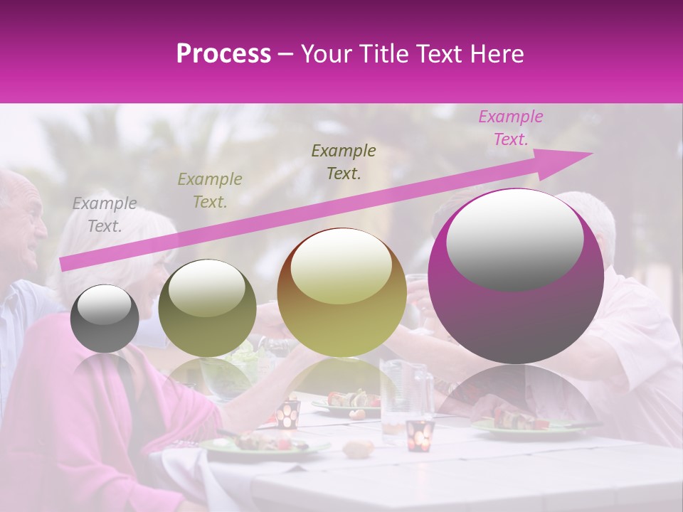 A Group Of People Toasting Wine Glasses At A Table PowerPoint Template