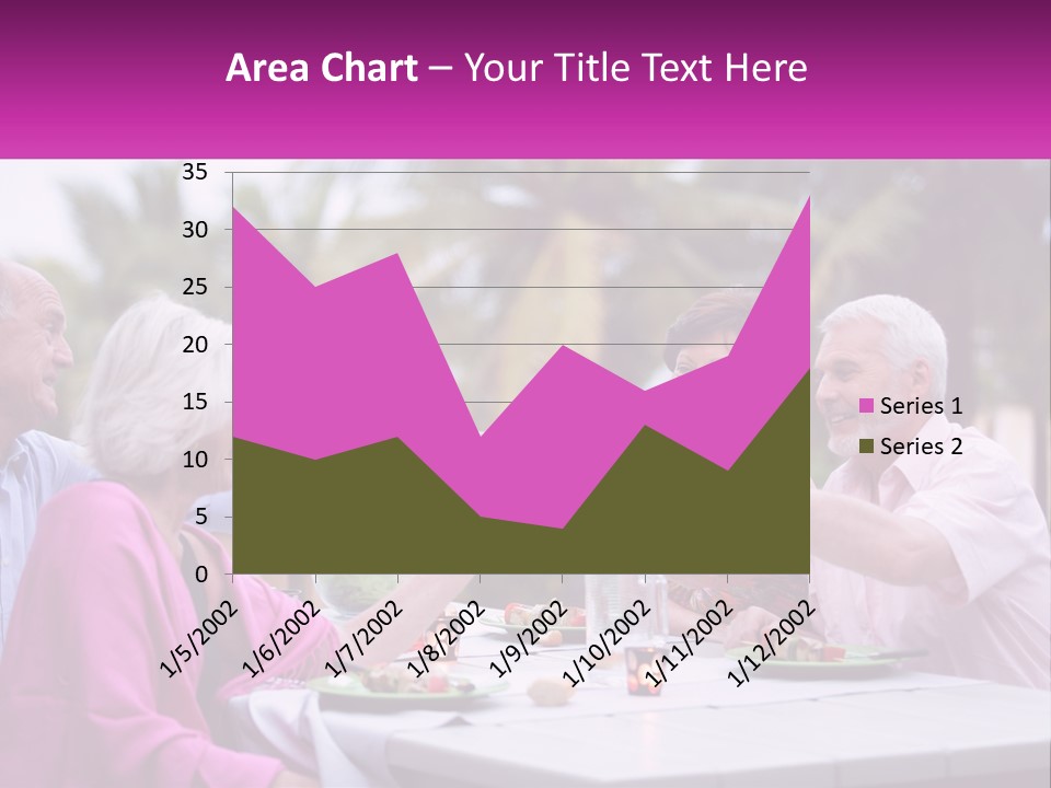 A Group Of People Toasting Wine Glasses At A Table PowerPoint Template