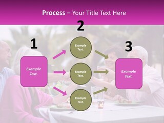 A Group Of People Toasting Wine Glasses At A Table PowerPoint Template