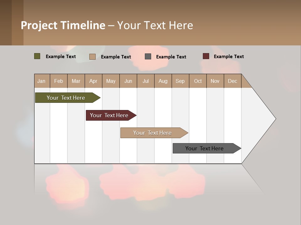 A Blurry Photo Of A Thumbs Up Sign PowerPoint Template