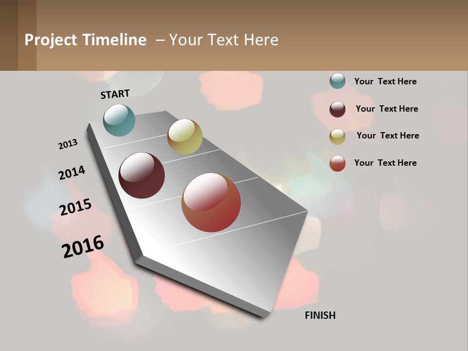 A Blurry Photo Of A Thumbs Up Sign PowerPoint Template