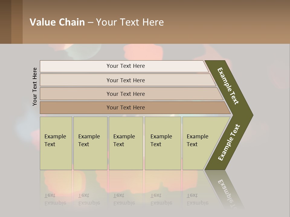 A Blurry Photo Of A Thumbs Up Sign PowerPoint Template