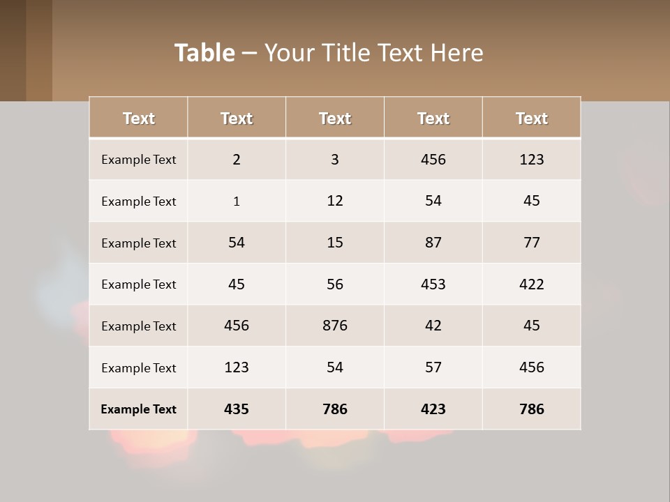 A Blurry Photo Of A Thumbs Up Sign PowerPoint Template