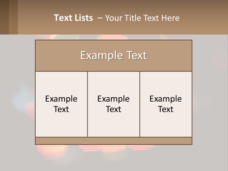 A Blurry Photo Of A Thumbs Up Sign PowerPoint Template