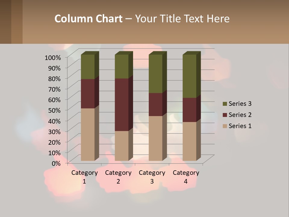 A Blurry Photo Of A Thumbs Up Sign PowerPoint Template