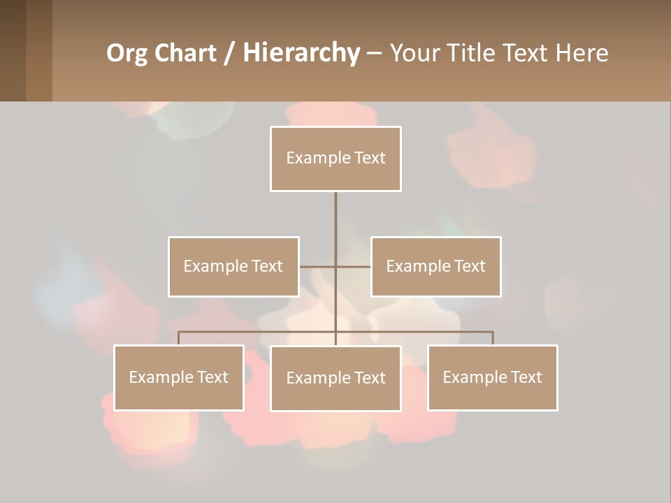 A Blurry Photo Of A Thumbs Up Sign PowerPoint Template