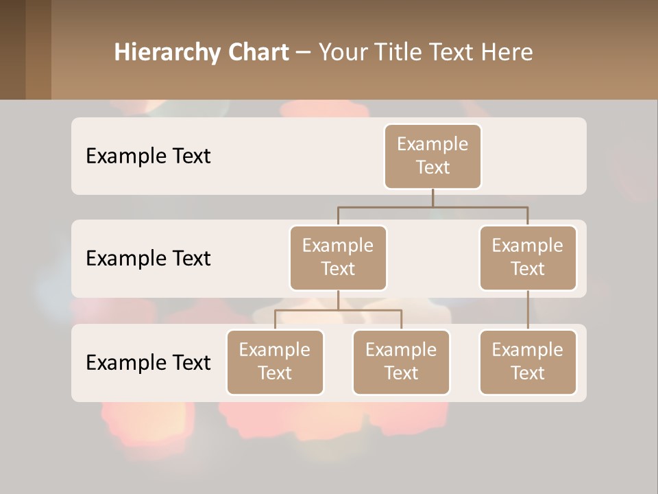 A Blurry Photo Of A Thumbs Up Sign PowerPoint Template