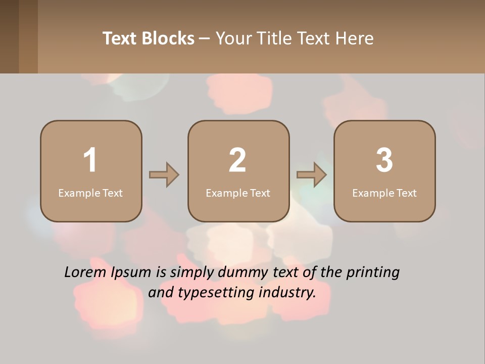 A Blurry Photo Of A Thumbs Up Sign PowerPoint Template