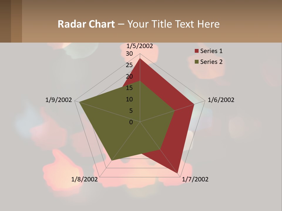 A Blurry Photo Of A Thumbs Up Sign PowerPoint Template