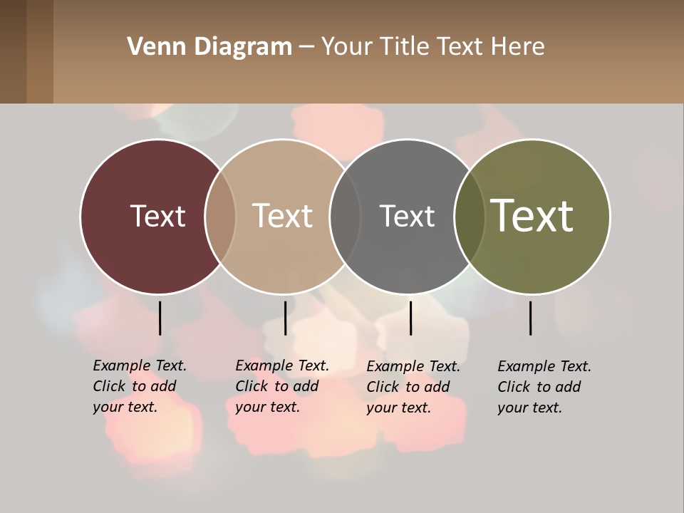 A Blurry Photo Of A Thumbs Up Sign PowerPoint Template