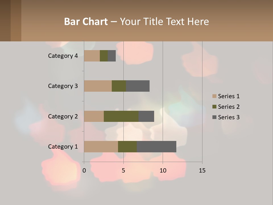 A Blurry Photo Of A Thumbs Up Sign PowerPoint Template